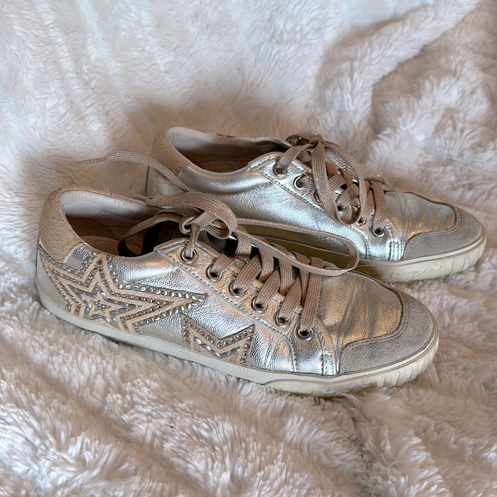 ASH brand metallic sneakers
